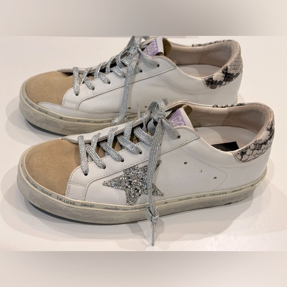 Golden Goose Hi Star Cappuccino, Silver, and Lavender. Limited edition - Picture 3 of 8